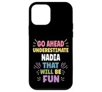 Custodia per iPhone 12 mini NADIA Personalized Women's Gift Custom NADIA