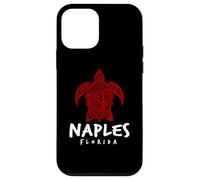 Custodia per iPhone 12 mini Napoli Florida Sea Turtle Design Naples Beach FL