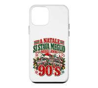 Custodia per iPhone 12 mini Natale Anni 90 Nostalgia Vintage Musica e Ricordi