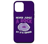 Custodia per iPhone 12 mini Never Judge A Rock dalla copertina Funny Rockhounding