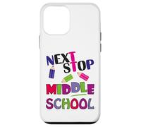 Custodia per iPhone 12 mini Next Stop Middle School Girl Boy Funny For Kids Graduation