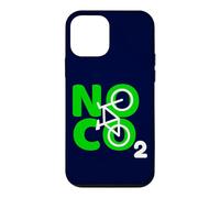 Custodia per iPhone 12 mini No CO2 Ecology Citazione Think Green Eco Biker Save The Planet