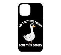 Custodia per iPhone 12 mini Non c"è niente di sciolto su questo gioco di parole d'oca divertente Goosey