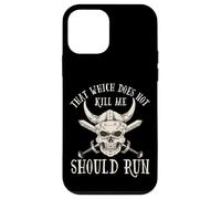Custodia per iPhone 12 mini Nordic Viking: That Which Does Not Kill Me Should Run
