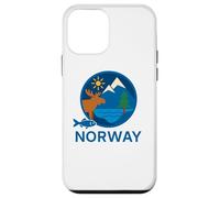 Custodia per iPhone 12 mini Norway Adventure - Nordic Nature Travel Gift, all'aperto