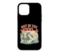Custodia per iPhone 12 mini Not In The Moo-d Moo-d Mucca Divertente Sarcastico Bovino