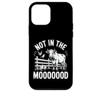 Custodia per iPhone 12 mini Not In The Mooooood Cow Farm Puns -
