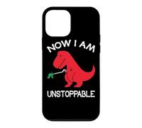 Custodia per iPhone 12 mini Now I'm Unstoppable - Funny T-Rex Dinosaur