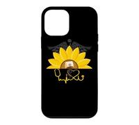 Custodia per iPhone 12 mini Nurse Gifts - Girasole Nurses Heartbeat Nursing RN Day