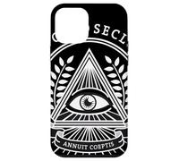 Custodia per iPhone 12 mini Occhio onnivista, Dio, simbolo, piramide, Massonico