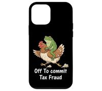 Custodia per iPhone 12 mini Off To Commit Tax Fraud Frog Anti-tasse Rana