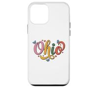 Custodia per iPhone 12 mini Ohio Butterfly Script Cute Girl State Pride, Women & Kids