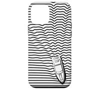 Custodia per iPhone 12 mini Op Art Ocean Lines | Design minimale di Boat Wake