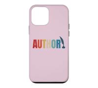 Custodia per iPhone 12 mini Orgoglioso autore pubblicato mamma papà vintage poeta libro scrittore