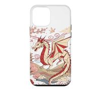 Custodia per iPhone 12 mini Origami giapponese Art Dragon