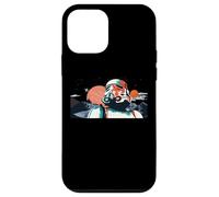 Custodia per iPhone 12 mini Originale Stormtrooper Orange Teal Retro Fighter Tramonto Scena