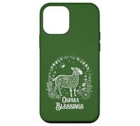 Custodia per iPhone 12 mini Ostara Blessings Pagan Spring Lamb Floral Moon Ostara