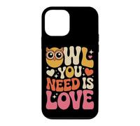 Custodia per iPhone 12 mini Owl You Need Is Love Gufo Gufi Amore Civetta Romantico