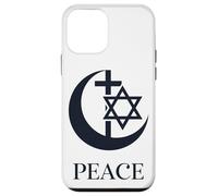 Custodia per iPhone 12 mini Pace | Croce a Mezzaluna Esagramma Unità Interreligiosa Coesistere