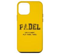 Custodia per iPhone 12 mini Padel, La vita è breve Gioca a Padel due volte