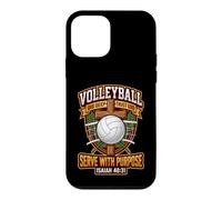 Custodia per iPhone 12 mini Pallavolo Servire Con Scopo Giocatore Grafica