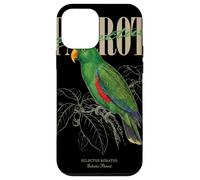 Custodia per iPhone 12 mini Pappagallo vintage Eclectus Birds Watching Art Nature Love Birds