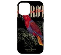 Custodia per iPhone 12 mini Pappagallo vintage Eclectus Birds Watching Art Nature Love Birds
