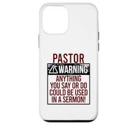 Custodia per iPhone 12 mini PASTOR WARNING! QUALCOSA DICI POTREBBE ESSERE IN UN SERMONE! Meme