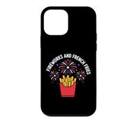 Custodia per iPhone 12 mini Patriotic 4th Of July Independence Day Fireworks And French