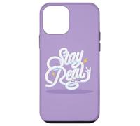 Custodia per iPhone 12 mini Paul Frank Stay Real Bubble Testo