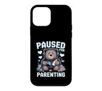 Custodia per iPhone 12 mini Paused For Parenting Gamer Bear Nuovo genitore