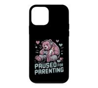 Custodia per iPhone 12 mini Paused For Parenting Gamer Bear Nuovo genitore