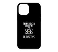 Custodia per iPhone 12 mini Pensa come un protone sii positivo divertente scienza chimica atomica