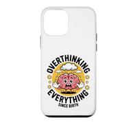 Custodia per iPhone 12 mini Pensiero eccessivo Ansia Preoccupante Introverso Timido Pensamento Overthink