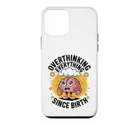 Custodia per iPhone 12 mini Pensiero eccessivo Ansia Preoccupante Introverso Timido Pensamento Overthink