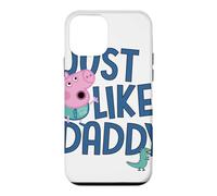 Custodia per iPhone 12 mini Peppa Pig Just Like Daddy Festa del papà