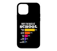 Custodia per iPhone 12 mini Perché sono tornato a scuola Motivi divertenti Grafico a barre Matematica Umorismo