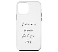 Custodia per iPhone 12 mini Perdono: I have been forgiven Thank you Gesù Cristo