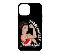 Custodia per iPhone 12 mini Peruvian Girl Tee Heritage Perù Latina Donne Forti
