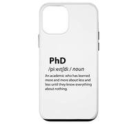 Custodia per iPhone 12 mini PhD Dizionario Divertente Definizione Dottorato Studente Laurea