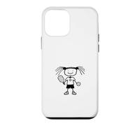 Custodia per iPhone 12 mini Pickleball Girl Stickfigure Cute Funny Pickleball