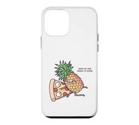 Custodia per iPhone 12 mini Pineapple belongs on pizza