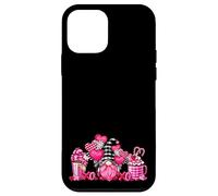 Custodia per iPhone 12 mini Pink Love Gnome Graphic For Women With Valentines Latte