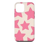 Custodia per iPhone 12 mini Pink Star Minimal Coquette Carino Girly Estetica