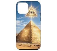 Custodia per iPhone 12 mini Piramide mistica simbolo occhio deserto antico mistero grafico