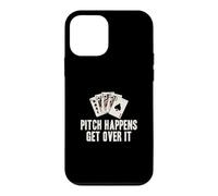 Custodia per iPhone 12 mini Pitch Happens Get Over It Divertente Pitch Card Game Pitch Player