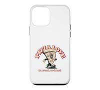 Custodia per iPhone 12 mini Pizza Love In Crust We Trust (Dichiarazione di cibo divertente)