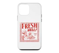 Custodia per iPhone 12 mini Pizza Satan "Fresh Hell" Satan Occult Satanic Lucifer