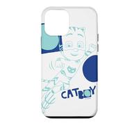 Custodia per iPhone 12 mini PJ Masks TV Catboy Outline