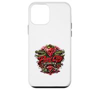 Custodia per iPhone 12 mini Plant City Florida Retro Festival Vibes Fragola Florida
